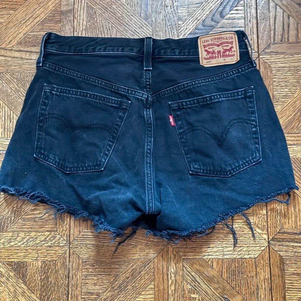 Levi’s 501 Jean Shorts Black Size 27 (4/6)